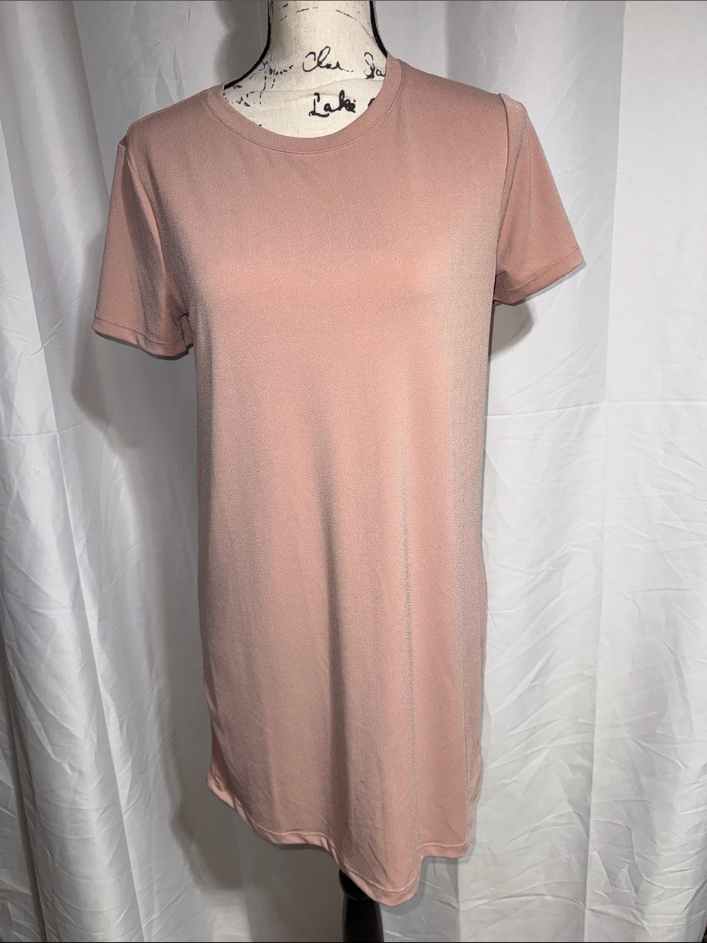 Forever 21 Dusty Rose Short Sleeve Dress